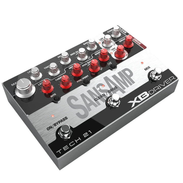 Tech 21 SansAmp XB Driver - Dual-Amp/Bi-Amp Bass Preamp