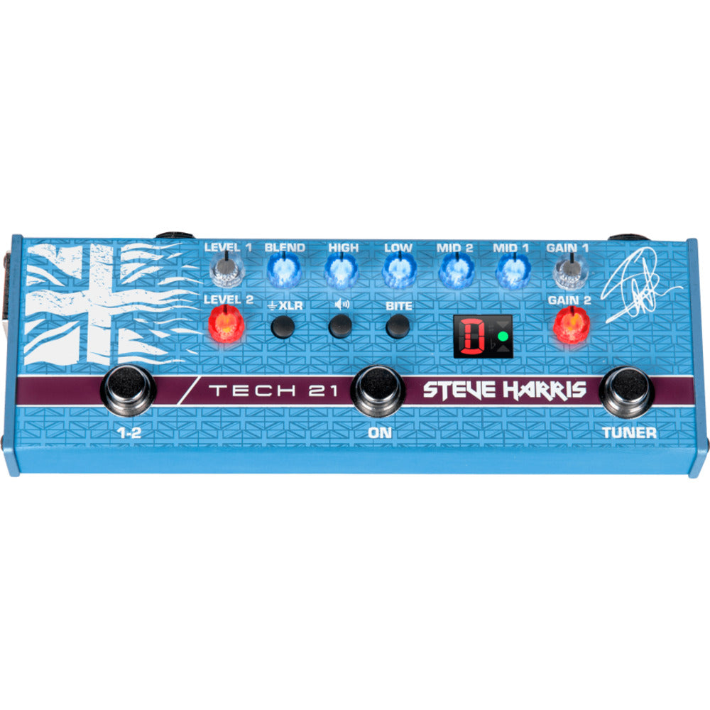 Tech 21 Steve Harris SH1 Signature SansAmp - Bass Pre-amp Pedal 
