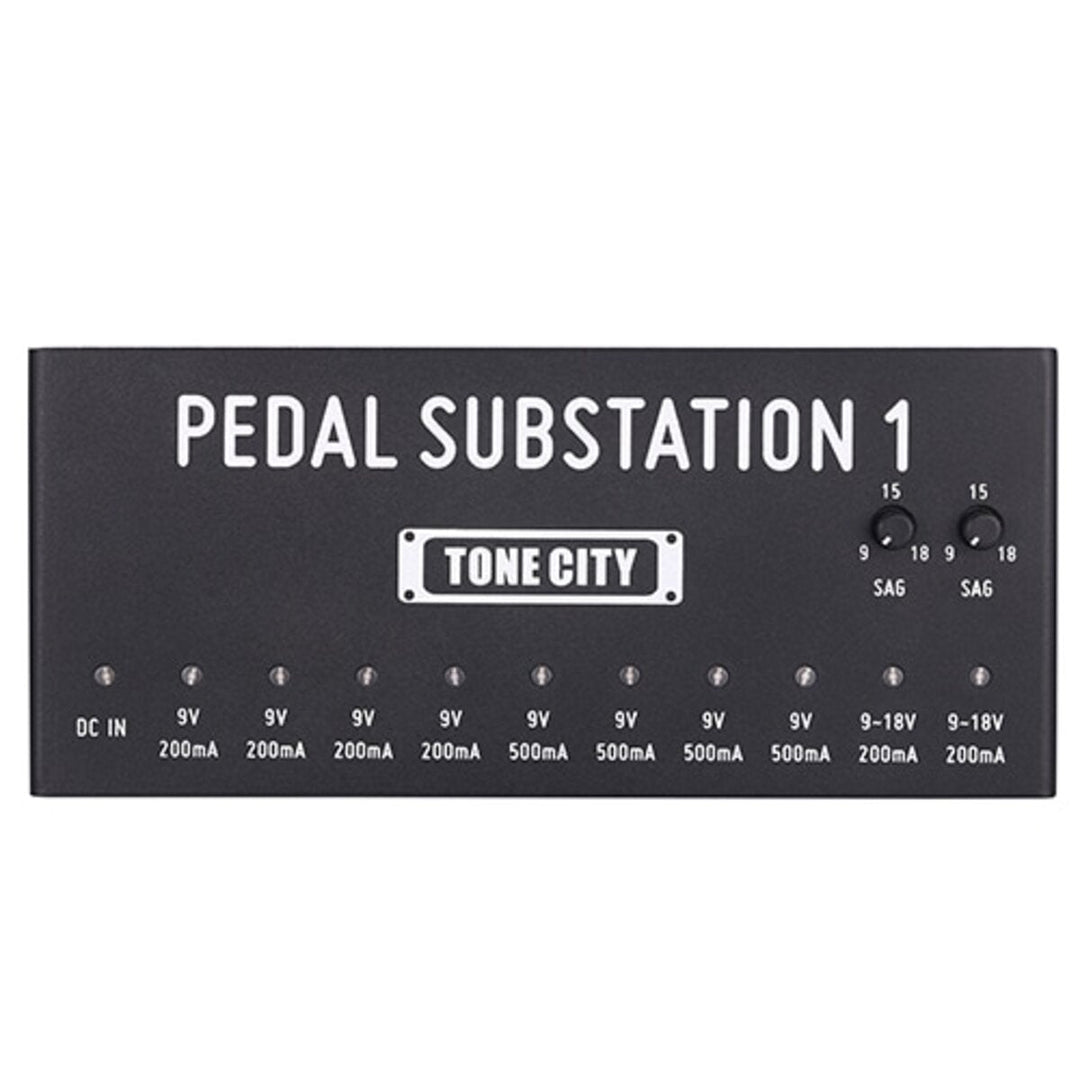 TONE CITY PEDAL SUBSTATION 10 OUTPUT PEDAL POWER SUPPLY 