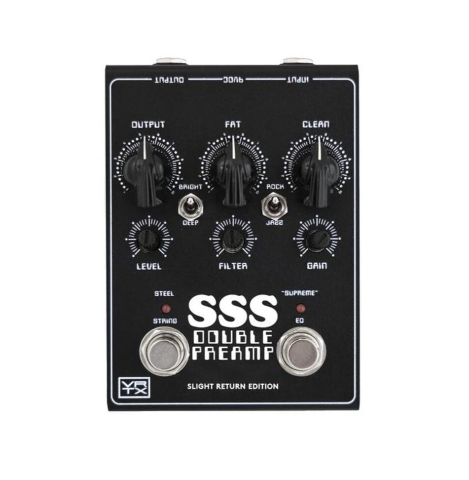 Vertex Effects Steel String Supreme (Slight Return Version) Double Preamp Guitar Pedal 