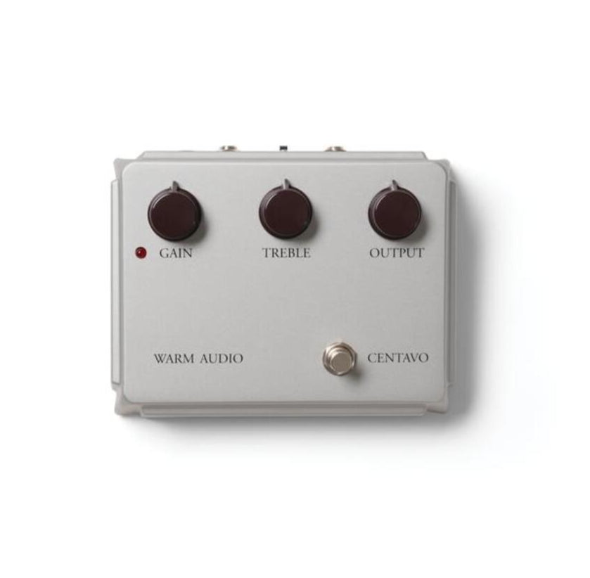 Warm Audio Centavo Limited Edition Silver Overdrive Guitar Pedal 